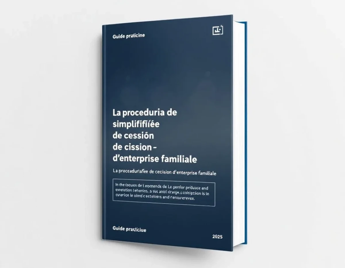 La procédure simplifiée de cession d'entreprise familiale : guide ...