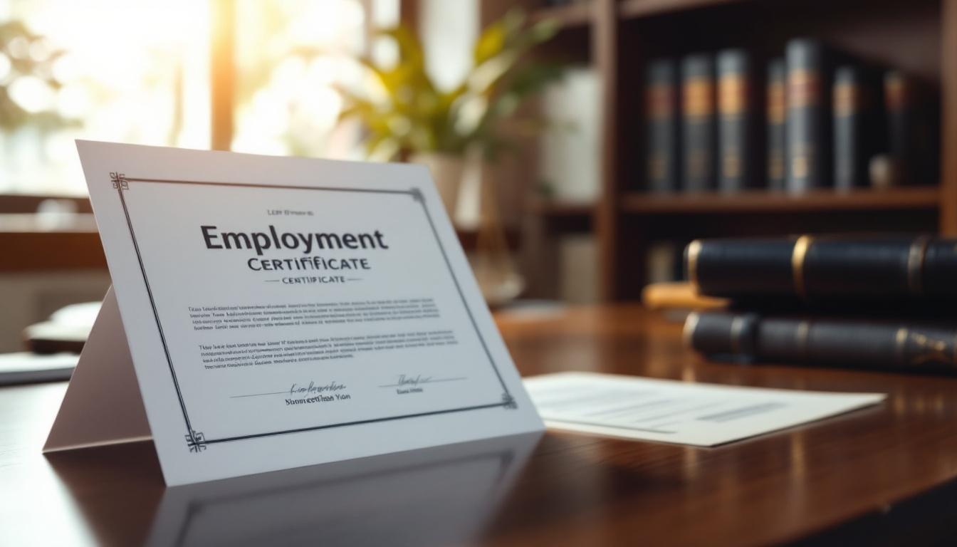 Certificat de travail exemple : modèles Word et PDF téléchargeables